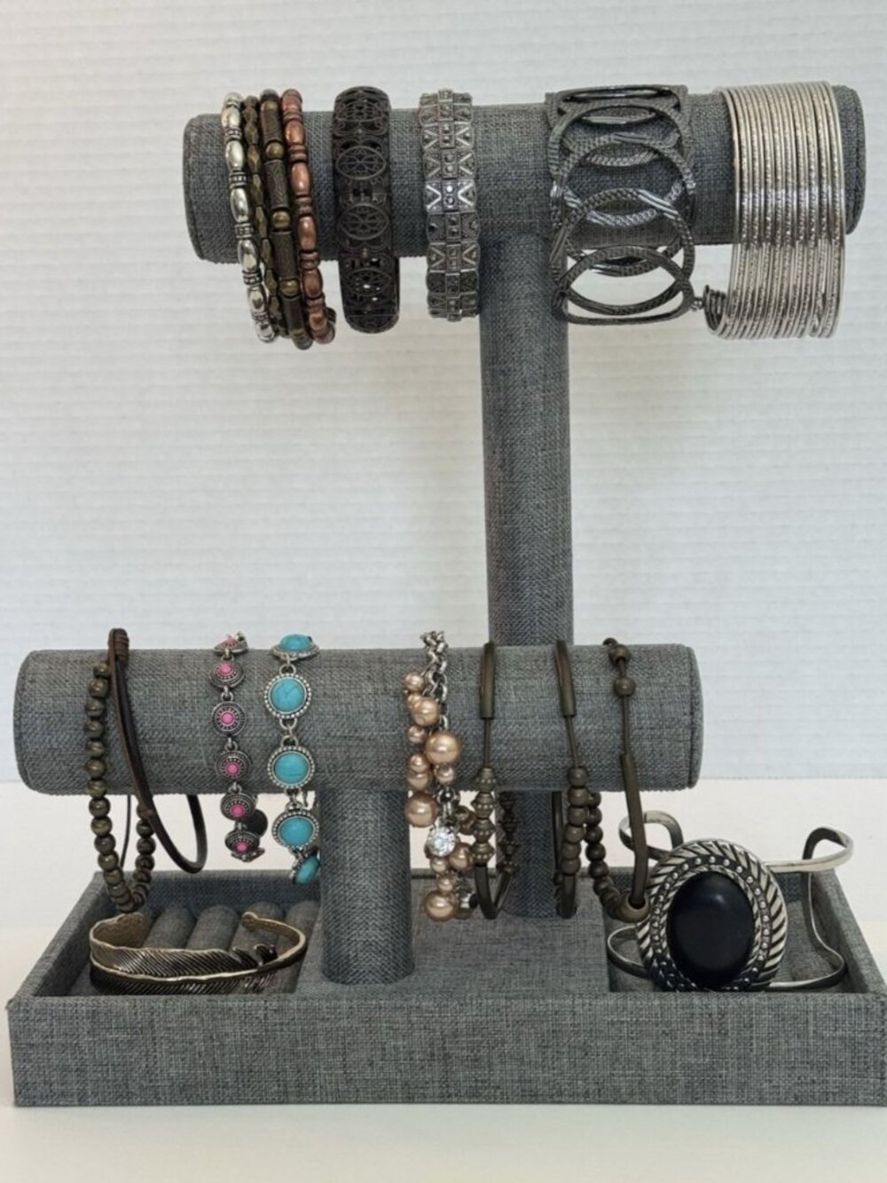 Paparazzi Lot Of 14 Assorted Bracelets Cuff Coil Stretch Clasp Cord